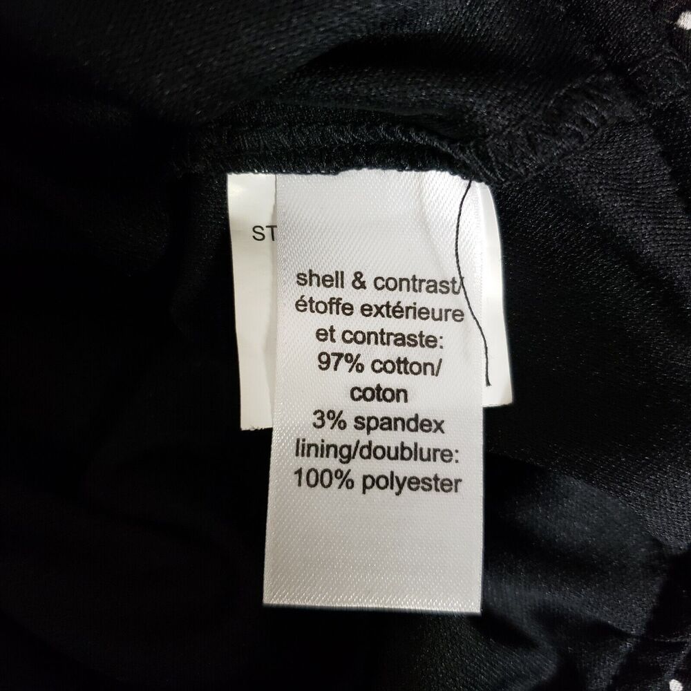 Maurices Womens Dress Junior Size 5/6 Black White Polka Dot Spaghetti Strap Tie - Picture 11 of 12